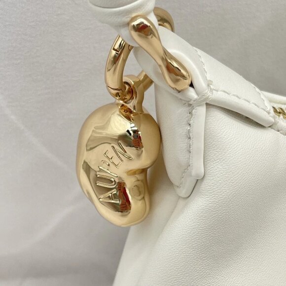 Aupen Nirvana Shoulder Bag Snow Faux Leather - Picture 11 of 12